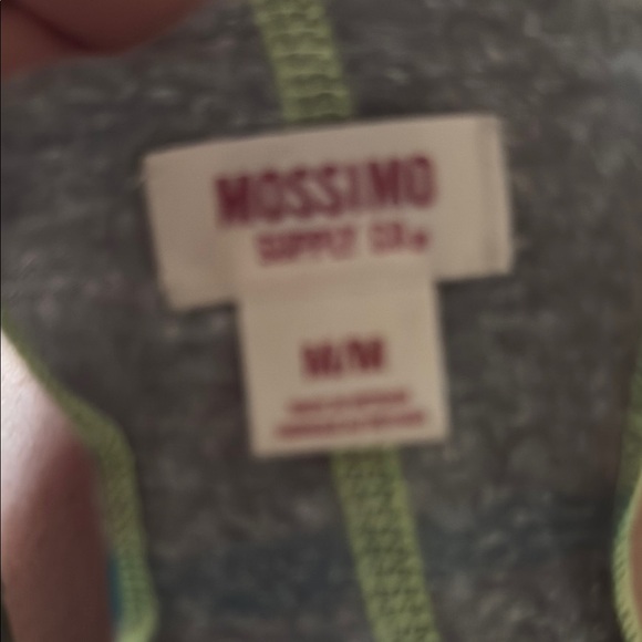 Mossimo Supply Co. Gray Tank Top with Blue and Green Stripes - Picture 2 of 3